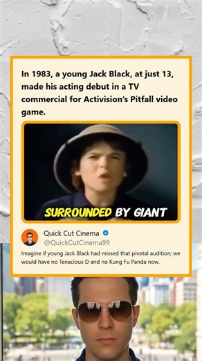 Jack Blacks First Acting Role at Age 13 Was in an Activisions Pitfall Commercial