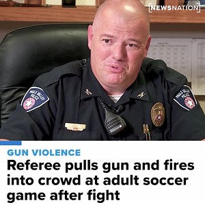 Referee pulls gun and fires into crowd at adult soccer game after fight | NewsNation