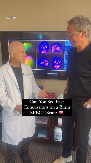 Daniel G. Amen, M.D. | Can you see past concussions on a brain SPECT scan? How do you know if they are making a negative impact in your life? I'm here with my... | Instagram