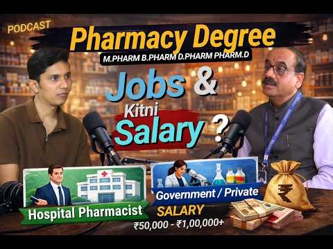 Jobs & Salary After D.Pharm, B.Pharm, M.Pharm & Pharm.D | Pharmacy Career