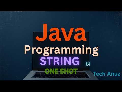 String in Java | String ONE SHOT | THEORY exam