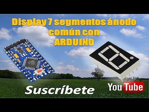 ✅display 7 segmentos anodo comun arduino-Display 7 segments common anode arduino.