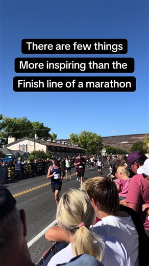 Finish Line Excitement at the 2025 St George Marathon