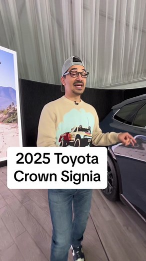 The 2025 Toyota Crown Signia is the closest we’ll get to a station wagon and it looks beautiful 🥹