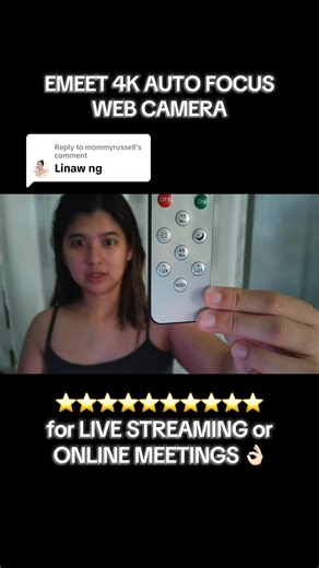 Emeet 4K Auto Focus Webcam for Live Streaming