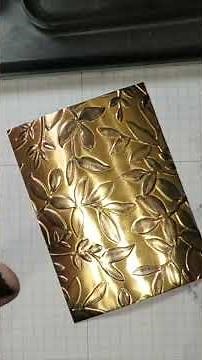 Tarnished Foil Technique | Aged Patina Look With Embossing Powder