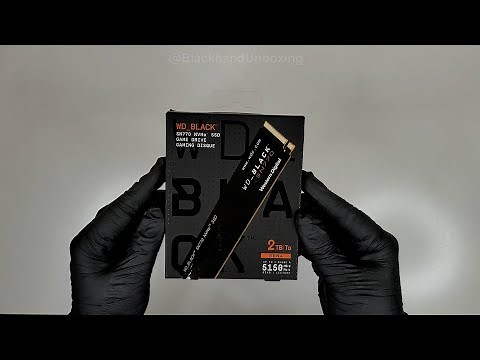 WD Black SN770 2TB SSD M.2 NVME GEN4 - Unboxing & Review