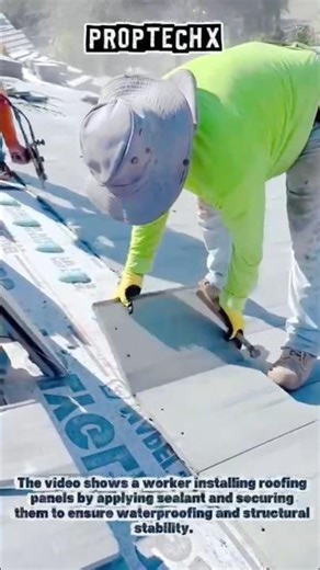 Smart Roofing Installation Process | Fast & Strong Roof System #Roofing #Construction #USA