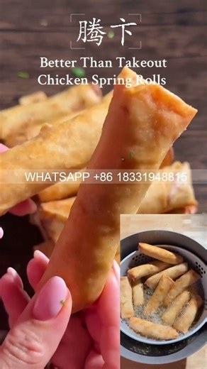 Say goodbye to the tediousness and limitations of manual operations, Spring roll processing.