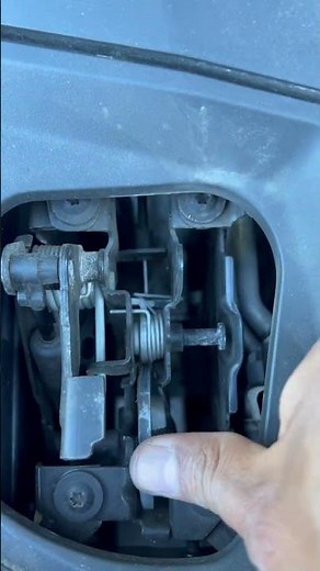 BMW F10 - How to manually release a stuck hood latch if the cable is broken or came off the latch