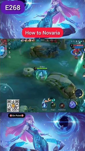 E268 How to Novaria #shorts #mobilelegends #novaria #novariamlbb #novariamobilelegends