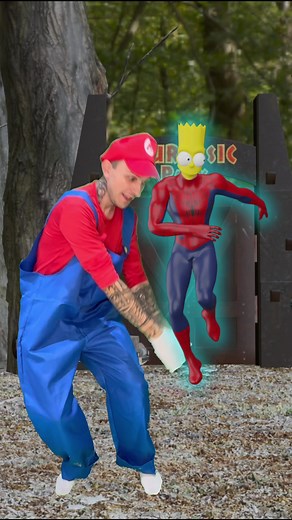 Bart Simpson Spider Man Pinocchio Funny Animation