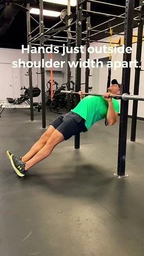 Barbell Inverted Row