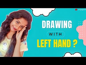 Left Hand Drawing Challenge | My Art Dare | How I Draw With Left Hand | artpage20
