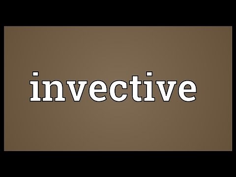 Invective Meaning