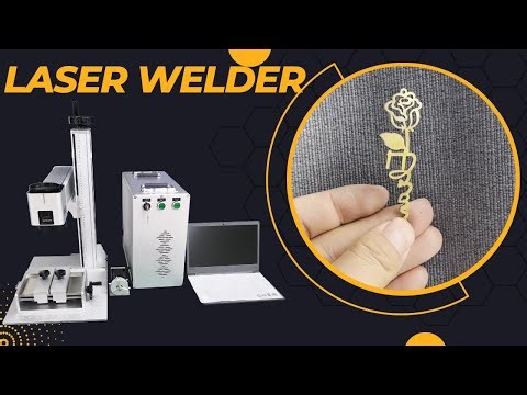 Tutorial of 100w fiber laser cutting 1mm gold/silver necklace | Jewelry laser cutting machine