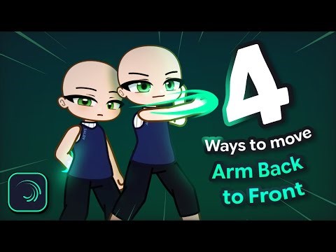 4 Ways to Animate ARM BACK TO FRONT in Alight Motion ✨💪
