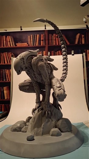Cyborg Xenomorph Complete! Ready for Paint
