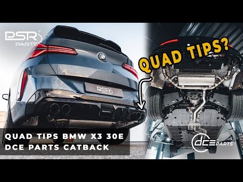 DCE Parts World's First Plug and Play Exhaust for the BMW X3 30e - Full Catback Valved Rear Muffler