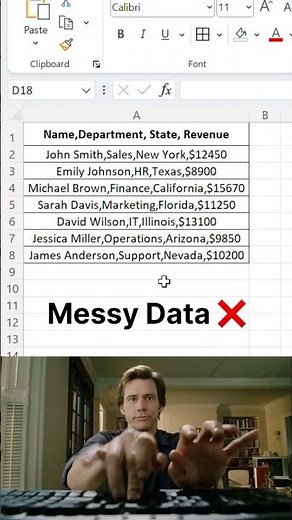 Why Is Everything in One Column? 😭 Excel Fix