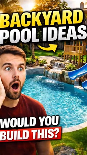 Would you build this in your backyard? #backyardmakeover #luxurybackyard #backyardideas