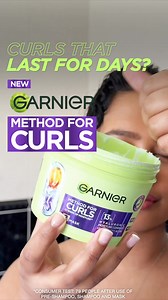 24K views | New Garnier Method for Curls - your 4 step routine for up to 7 days of curls!  | Garnier | Facebook