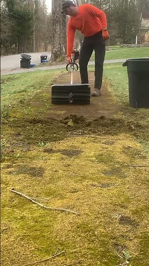 Husqvarna power broom put to work!!!