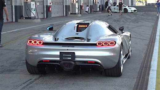 Koenigsegg CC850 in action at German trackday event