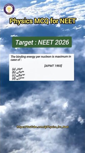 Physics MCQs for NEET#Shorts