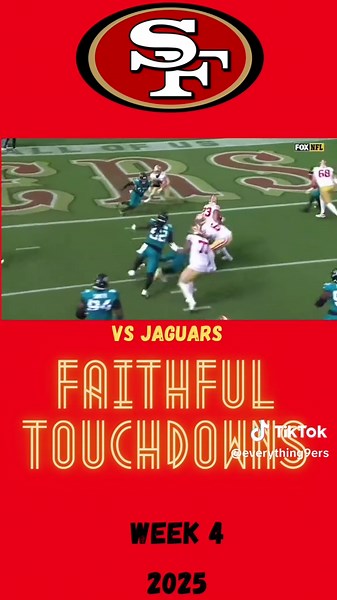 San Francisco 49ers Touchdown Highlights NFL Week 4