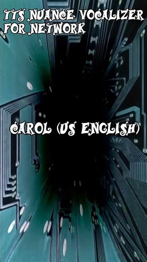 Nuance Vocalizer for Network Carol voice test