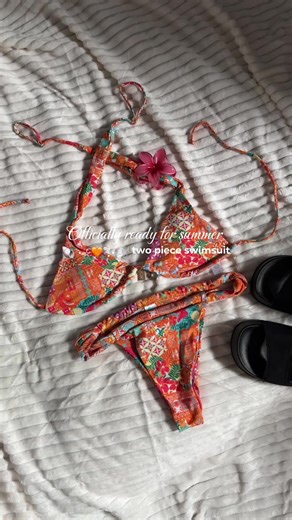 Stylish Two Piece Swimsuit for Summer Beach Outfits