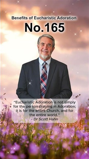 Eucharistic Adoration Quote - Dr Scott Hahn #eucharisticadoration