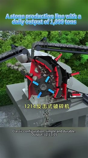 💎 1000 TPD Stone Production Line!#sand #stone #machine #crusher #jawcrusher #impact #factory