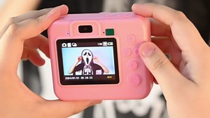 Instant Print Camera for Kids - Christmas Birthday Girls Gifts for Age 3 4 5 6 7 8 9 10 Year Old, 2.4 Inch Screen Kids Instant Camera, Toddler Camera Toys for Age 3-12 with 32 GB SD Card