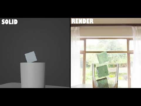 Blender 3D Water Simulation | Ice Cubes Drop in Glass | Realistic Splash Effect.