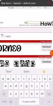 how to get starborn font#dafont#ibispaintx