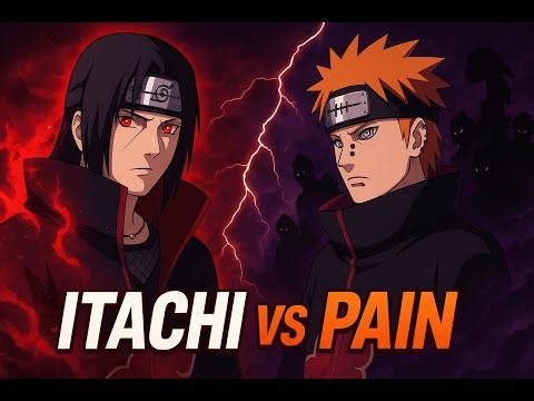 Itachi Uchiha vs Pain (Nagato) | Ultimate AI Fight Simulation