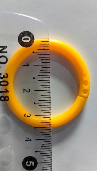 Size of the binder ring