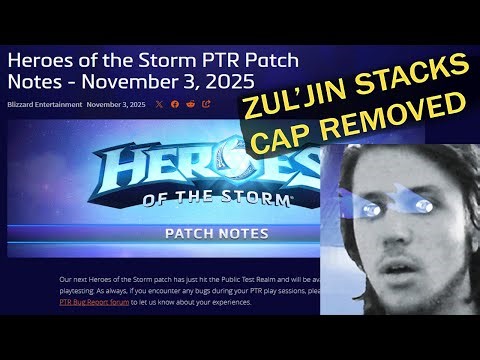 NEW QUESTS - Heroes of the storm PTR Patch November 3, 2025