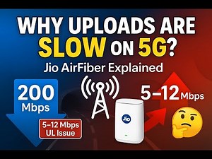 Why 5G FWA Uploads Are Slower Than Downloads | Jio AirFiber Explained Simply