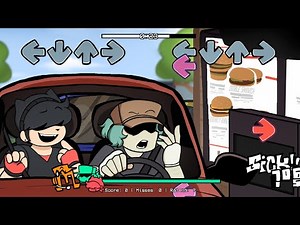 FNF: Annie and Garcello order food / song: Dilemma [BOTPLAY] █ Friday Night Funkin' – HAZY RIVER █