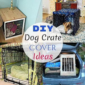 15 DIY Dog Crate Cover Ideas And Designs - DIYnCrafty