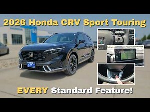 2026 Honda CR-V Hybrid Sport Touring Standard Features Walkaround
