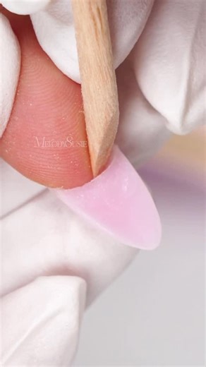 MelodySusie on Instagram: "The one must-do step for nail form extensions!💅 Using MelodySusie 👉SM200F Plus Rechargeable 35KRPM Nail Drill 👉Tungsten Carbide Safety Under Nail Cleaner Nail Drill Bit 👉Hema & TPO-Free Poly Nail Extension Gel-048 Want do like a pro? Save this video and shop my go-to products in my bio!💖 #melodysusie #nailshaping #nailpro #nailtech #polygel"