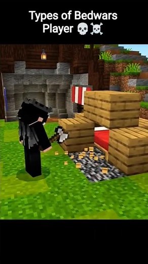 The 4 Most Annoying Bedwars Players 💀 #minecraft #memes