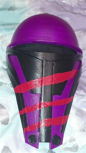 purple,black three red claw darth revan mask