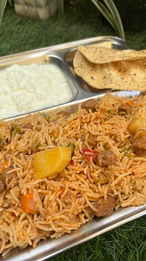 eze cooking on Instagram: "Too hot to cook? Too cold to move? 🥵❄️ This easy one-pot Pulao has your back in every season! Light, flavorful, and ready in minutes—comfort food never goes out of style. 🍚✨ Tag someone who needs this in their weekly meal plan! 💬👇 #pulaorecipe #easymeals #comfortfood #onepotmeal #ricelover #homemadefood #quickdinner #vegetarianrecipes #indianfoodie #foodforallseasons #desivibes #kitchendiarie"