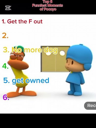 Top 6 funniest moments of Pocoyo