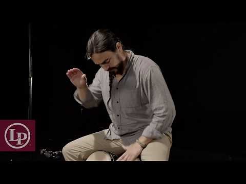 LP | Matador Whiskey Barrel Bongo Set with Black Sand Hardware M201-WB